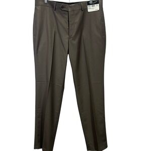 Pronto Uomo Men's Suit Pants Taupe Brown 35x32‎